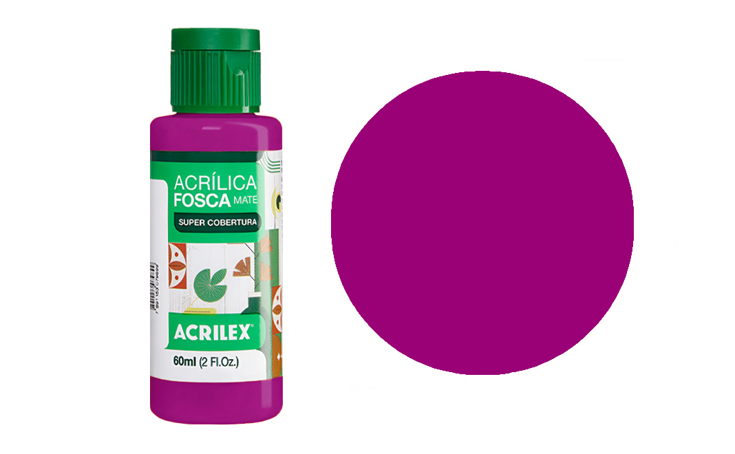Tinta Acrilex — Magenta (60 ml)