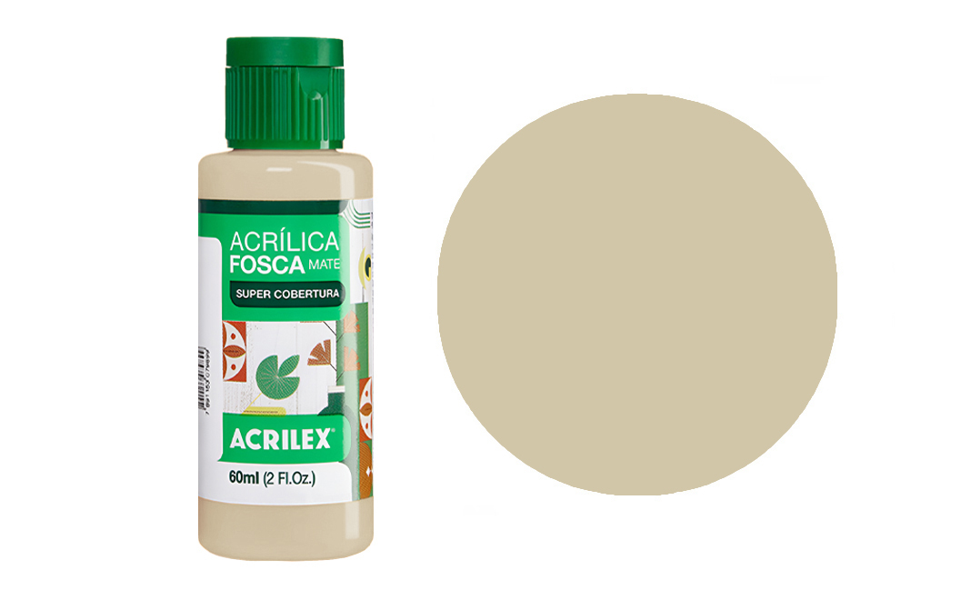Tinta Acrilex — Ocre (60 ml)