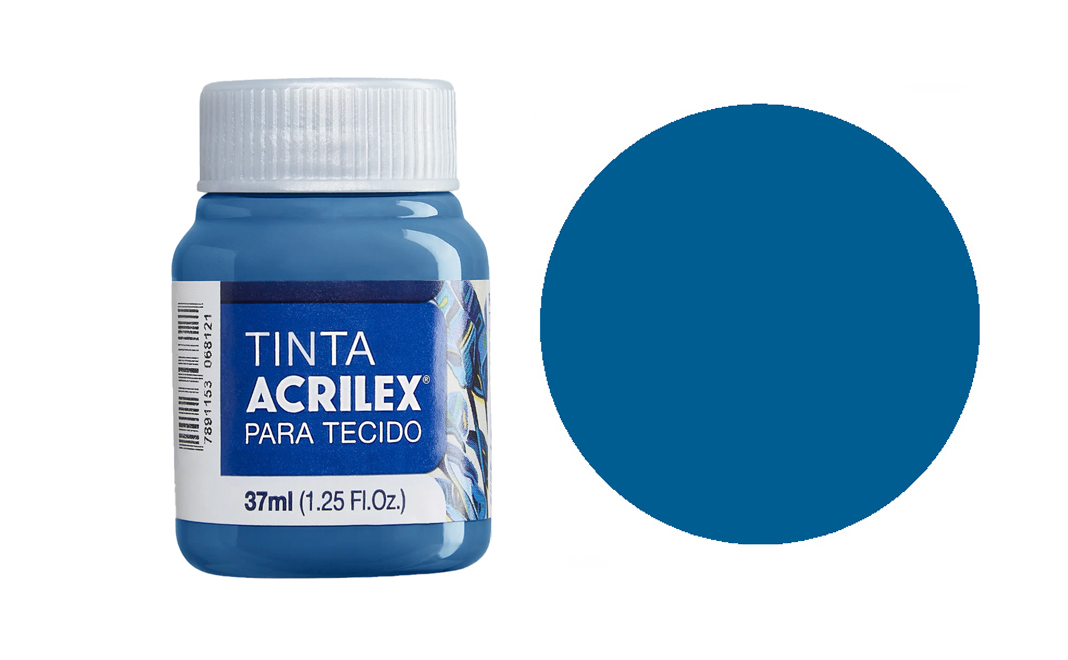 Tinta Acrilex — Azul Turquesa (37 ml)