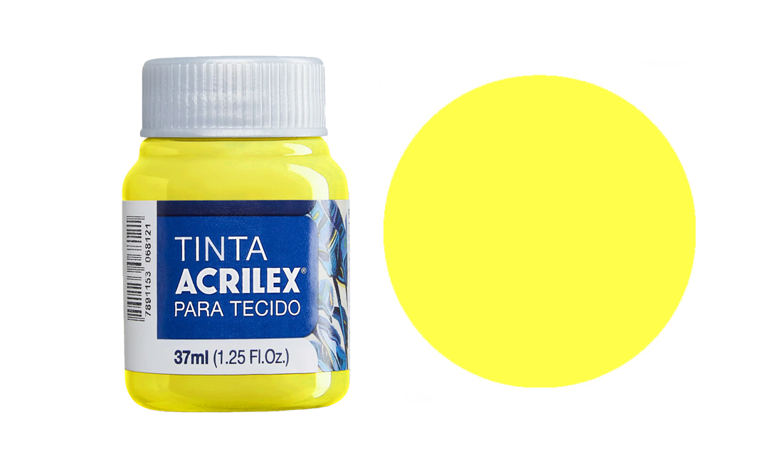 Tinta Acrilex — Amarelo Limão (37 ml)