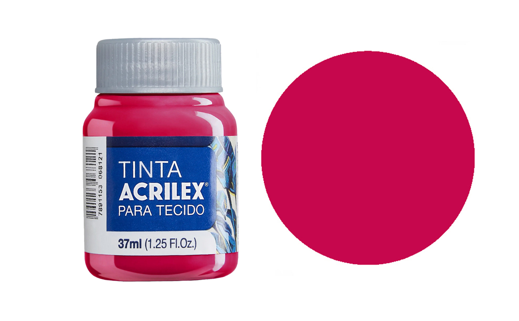 Tinta Acrilex — Vermelho Carmim (37 ml)
