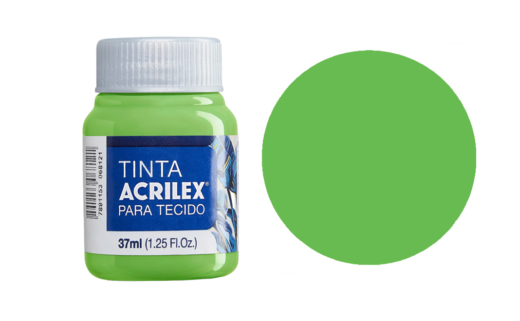 Tinta Acrilex — Verde Folha (37 ml)