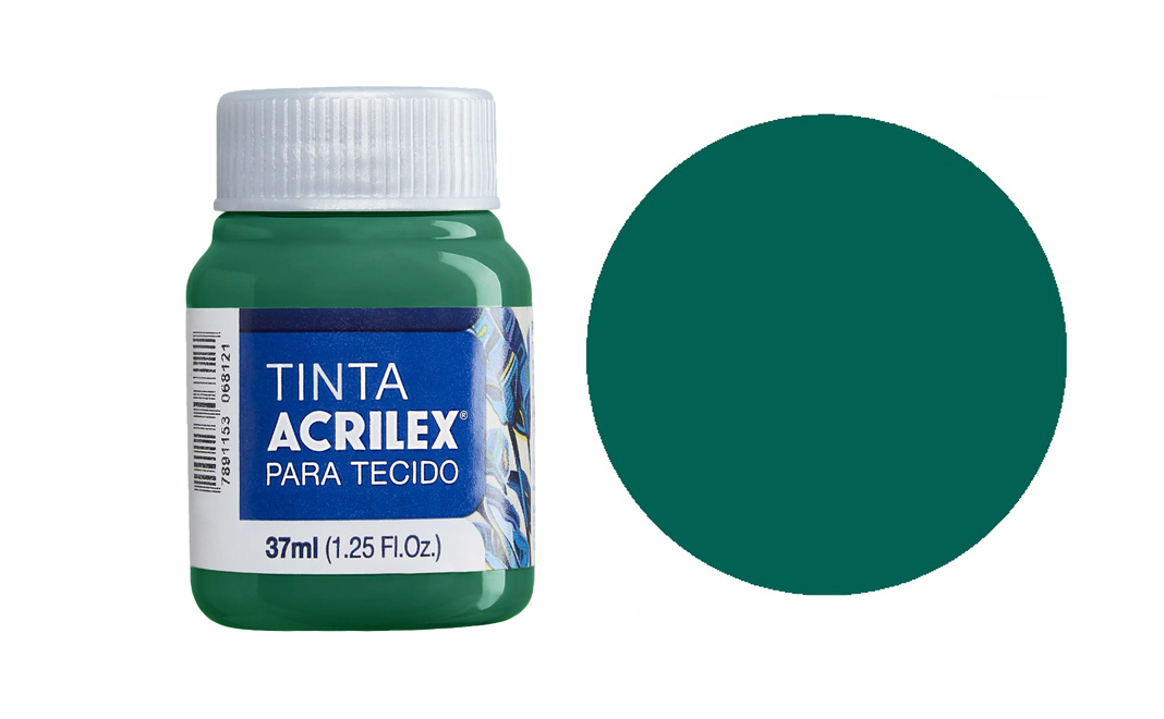 Tinta Acrilex — Verde Bandeira (37 ml) 1