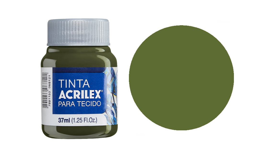 Tinta Acrilex — Verde Oliva (37 ml)