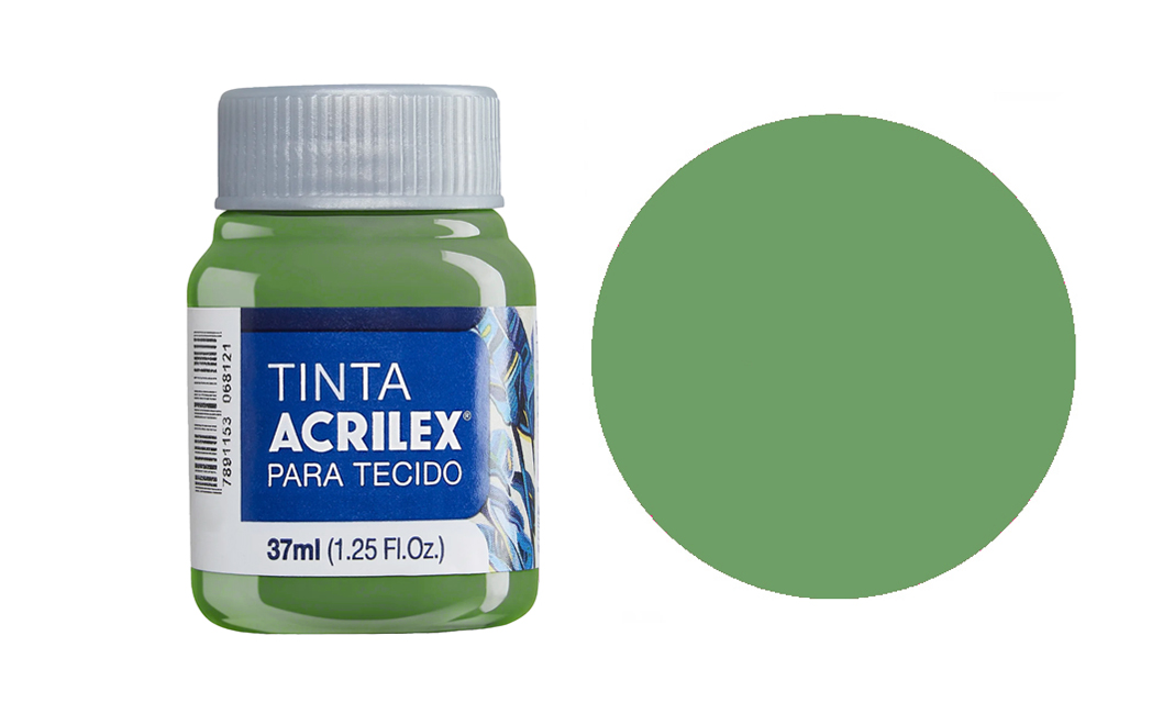 Tinta Acrilex — Verde Grama (37 ml) 1