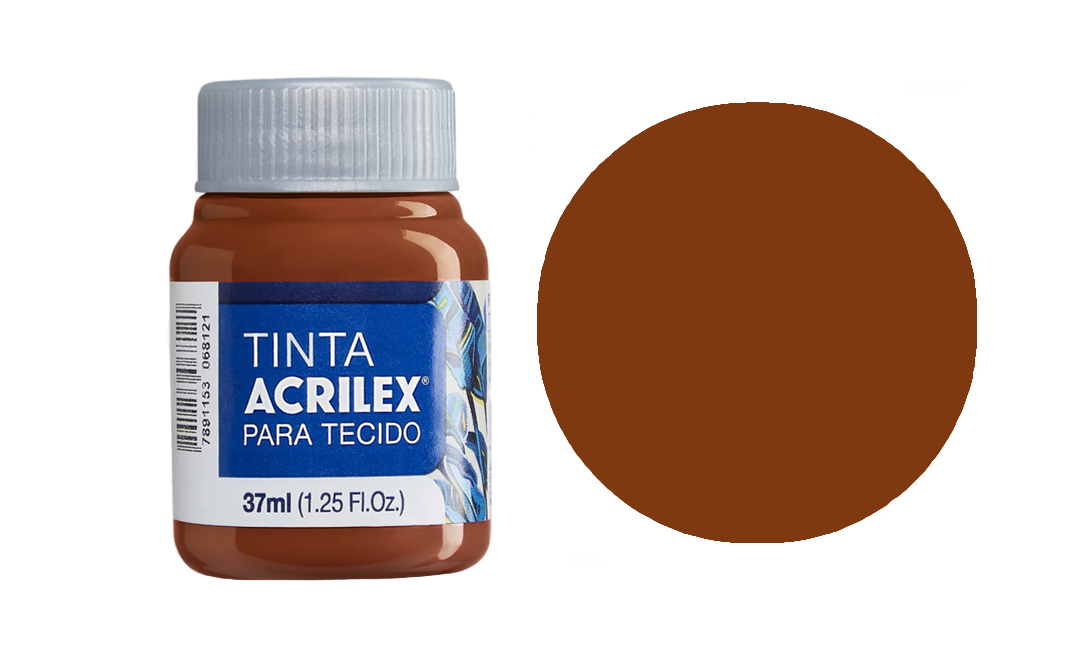 Tinta Acrilex — Marrom (37 ml)