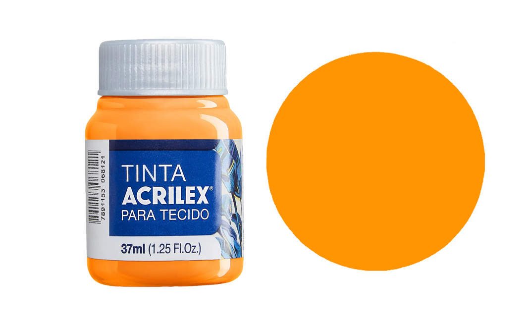 Tinta Acrilex — Amarelo Cádmio (37 ml)