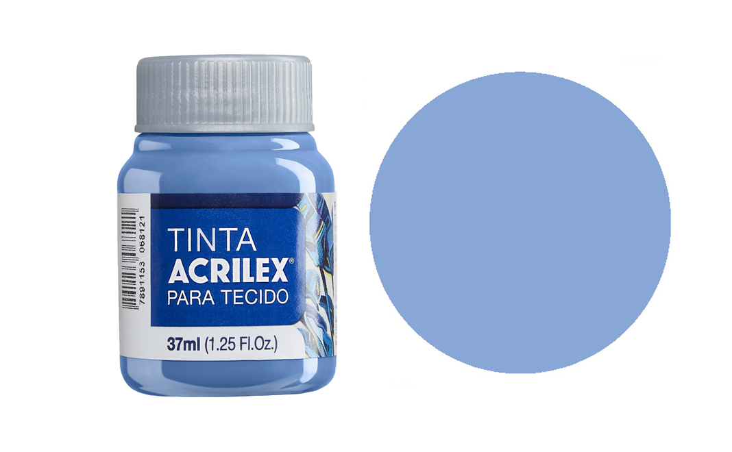 Tinta Acrilex — Azul Caribe (37 ml)