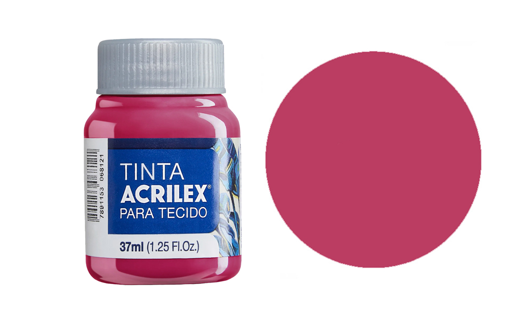 Tinta Acrilex — Vermelho Queimado (37 ml)