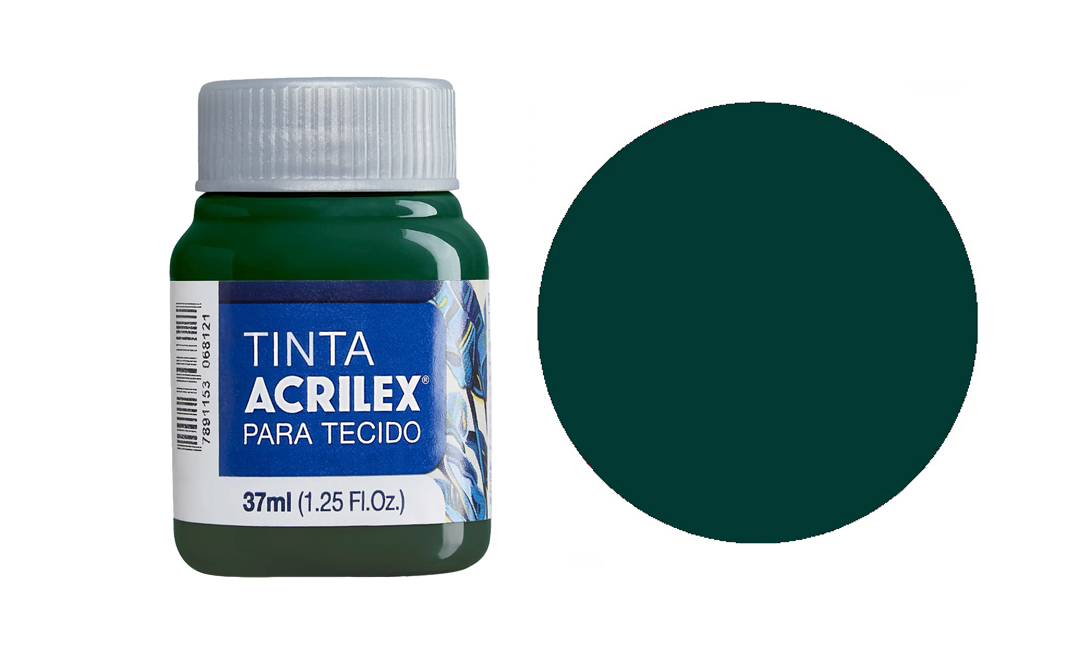 Tinta Acrilex — Verde Pântano (37 ml)