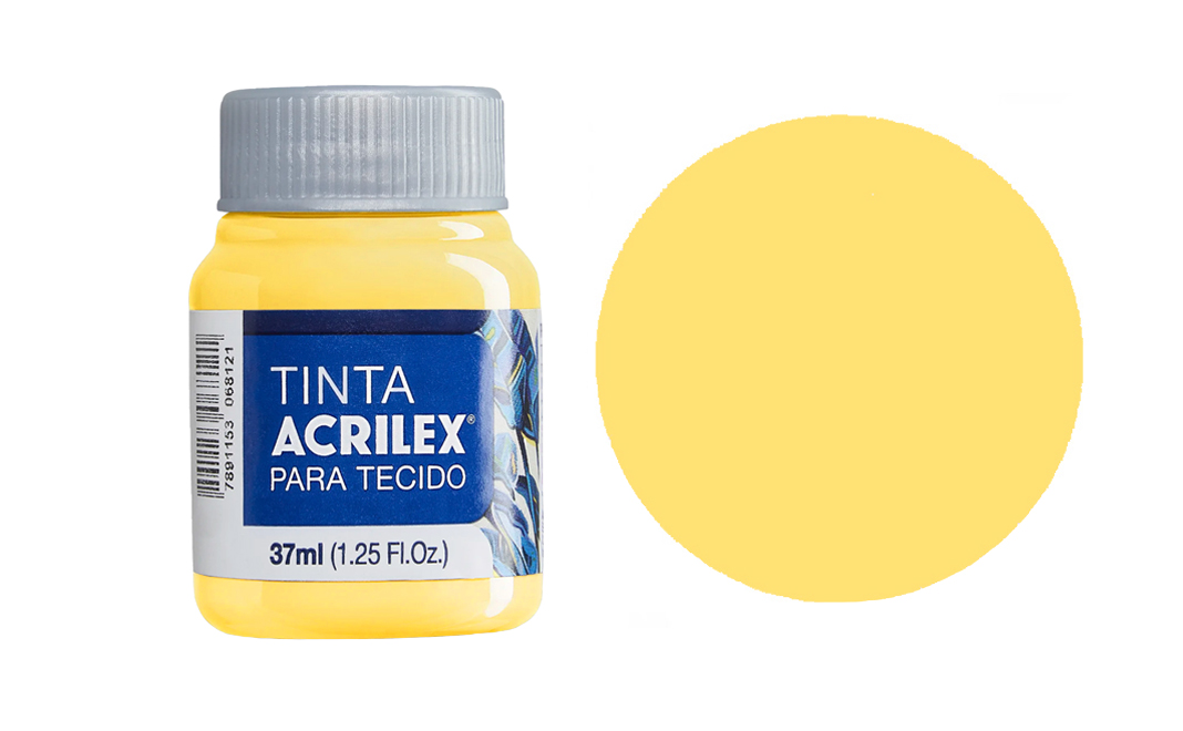 Tinta Acrilex — Amarelo Canário (37 ml) 1