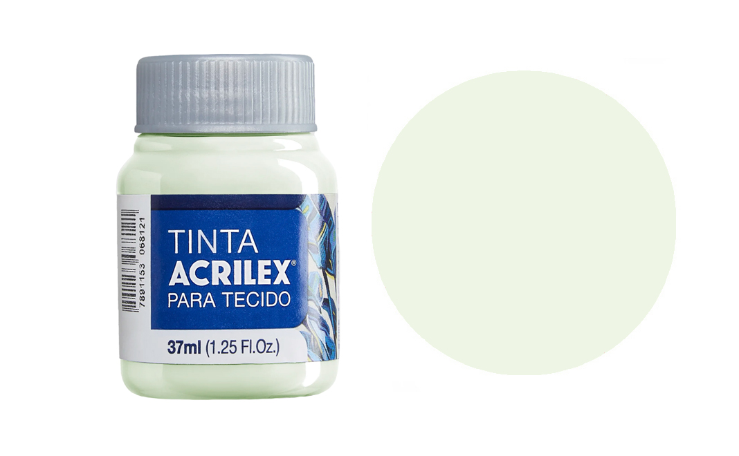 Tinta Acrilex — Verde Soft (37 ml)