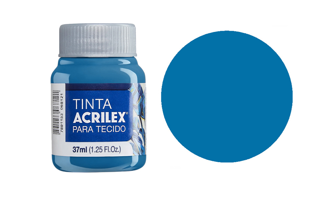 Tinta Acrilex — Azul Cerúleo (37 ml)