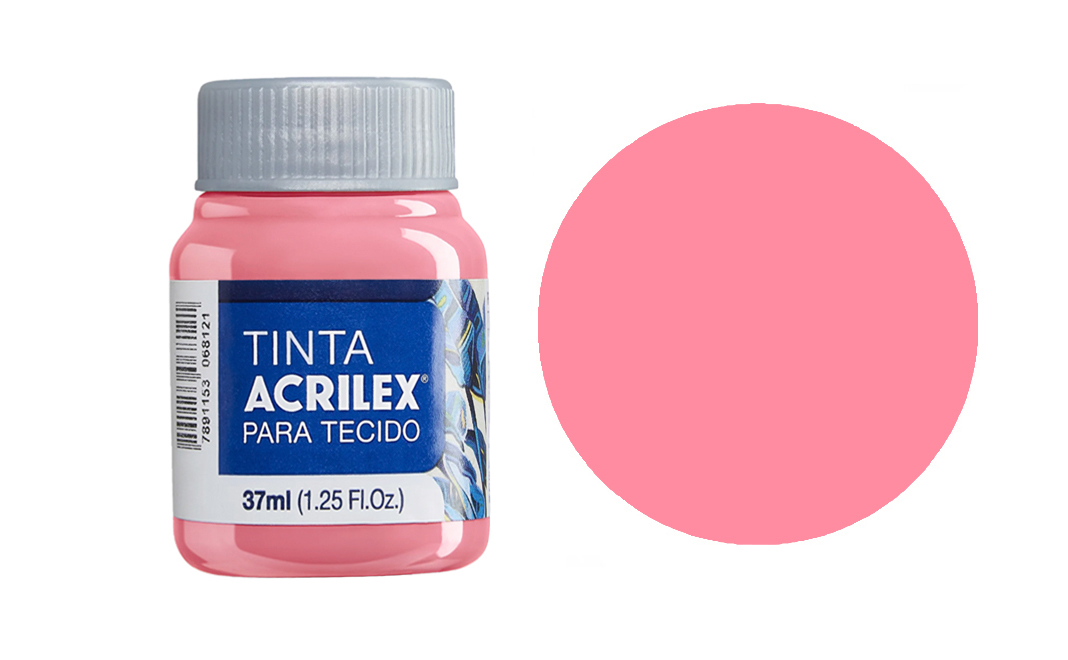 Tinta Acrilex — Rosa Chá (37 ml)
