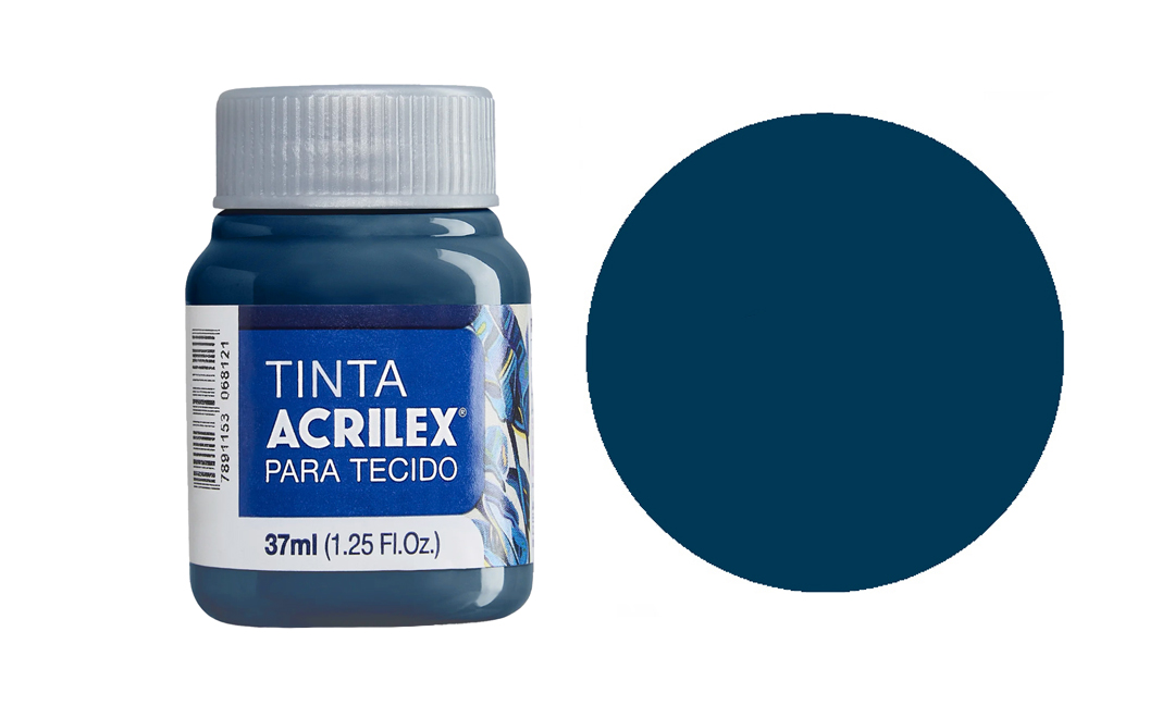Tinta Acrilex — Azul Petróleo (37 ml)