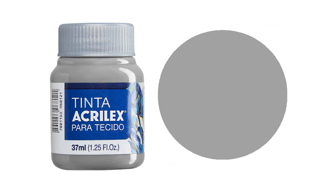 Tinta Acrilex — Cinza (37 ml)