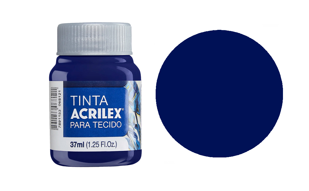 Tinta Acrilex — Azul Marinho (37 ml)