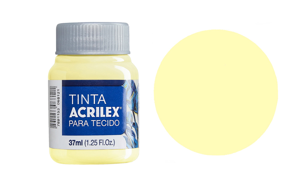 Tinta Acrilex — Amarelo Bebê (37 ml)
