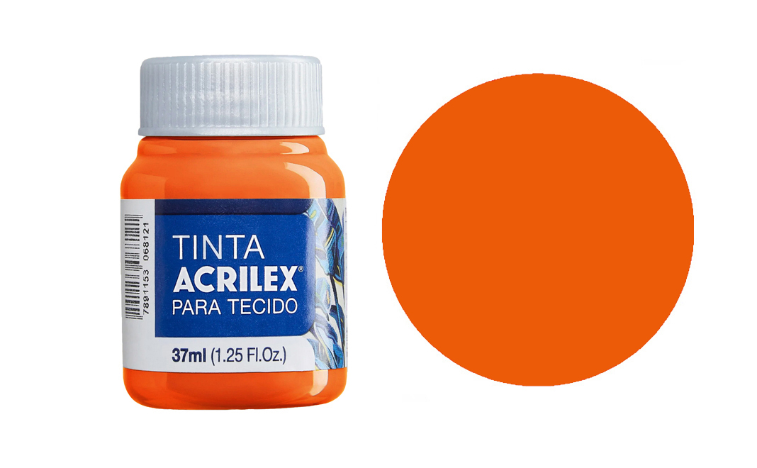 Tinta Acrilex — Cenoura (37 ml)