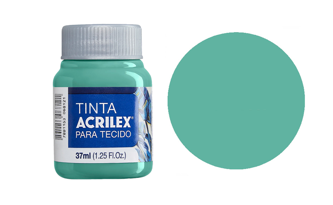 Tinta Acrilex — Verde Mar (37 ml)