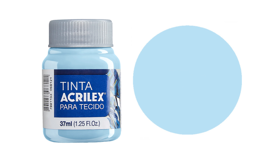 Tinta Acrilex — Azul Hortênsia (37 ml)