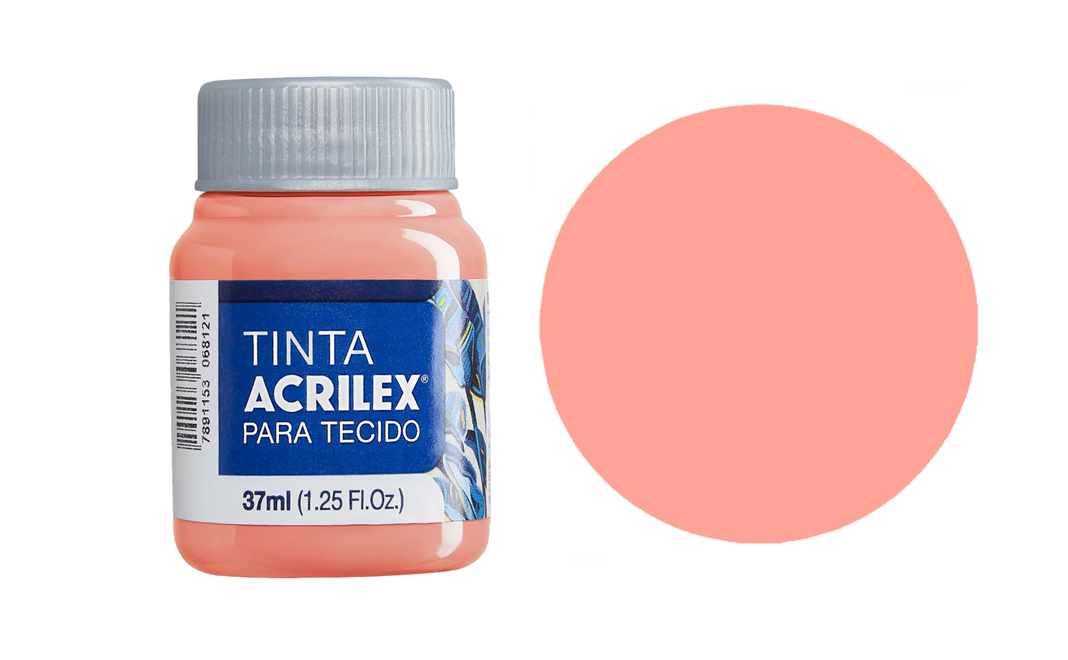 Tinta Acrilex — Papaya (37 ml)