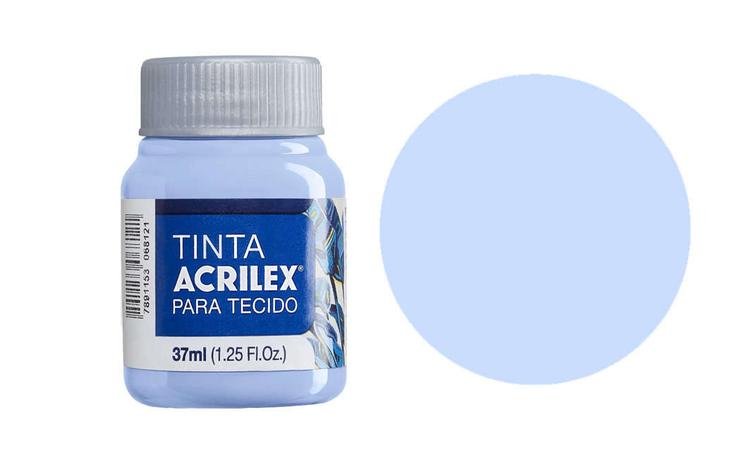 Tinta Acrilex — Azul Bebê (37 ml)