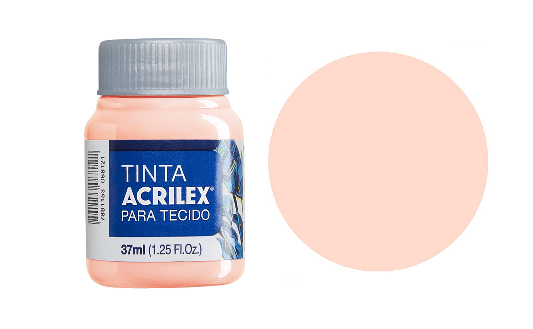 Tinta Acrilex — Salmão Bebê (37 ml)