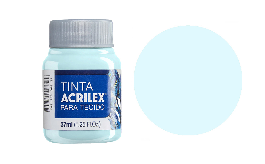 Tinta Acrilex — Azul Soft (37 ml)