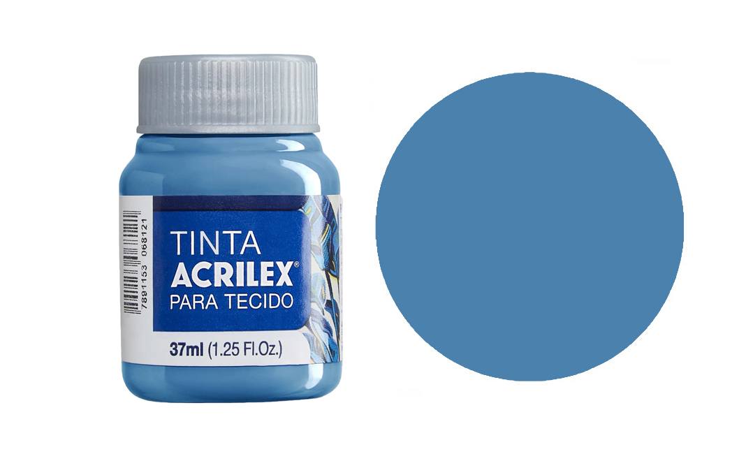 Tinta Acrilex — Azul Ardósia (37 ml)