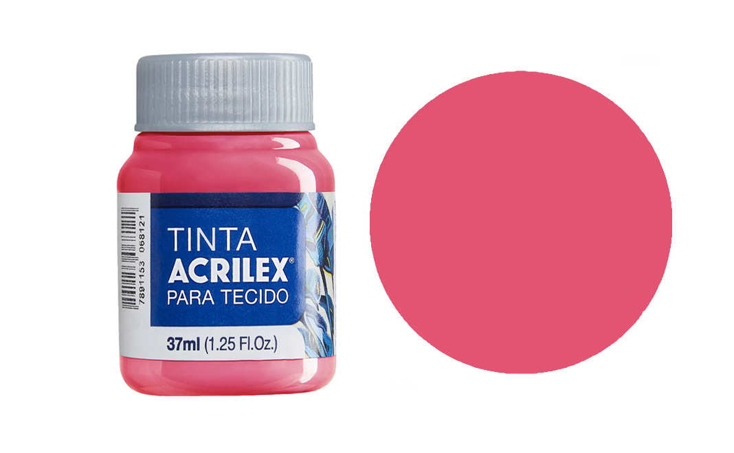 Tinta Acrilex — Vermelho Bebê (37 ml)