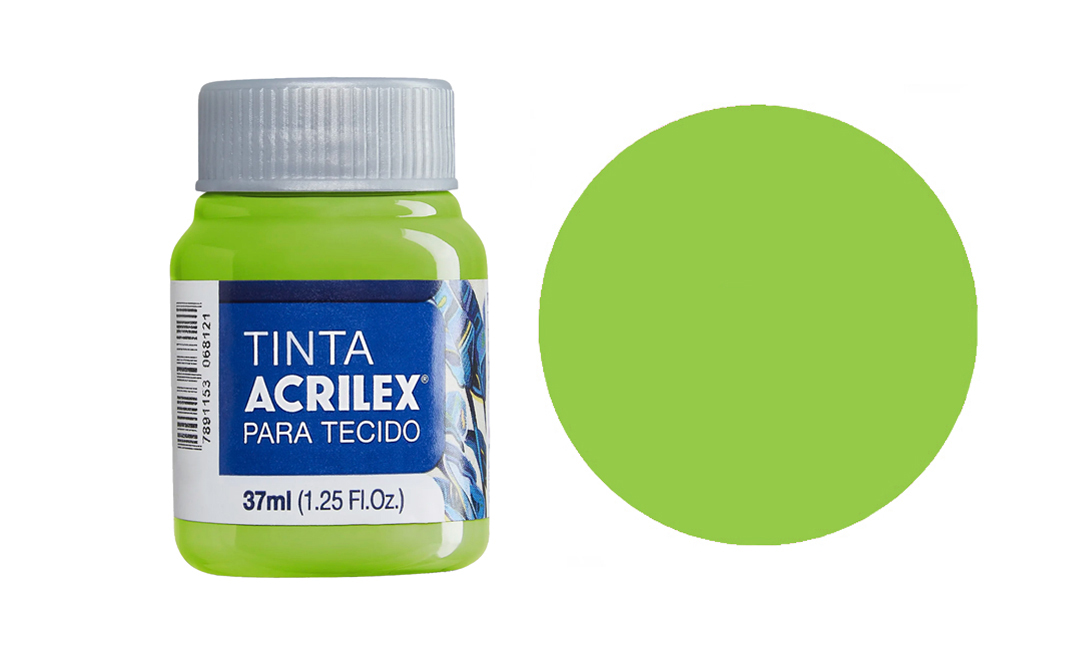 Tinta Acrilex — Verde Maçã (37 ml) 1