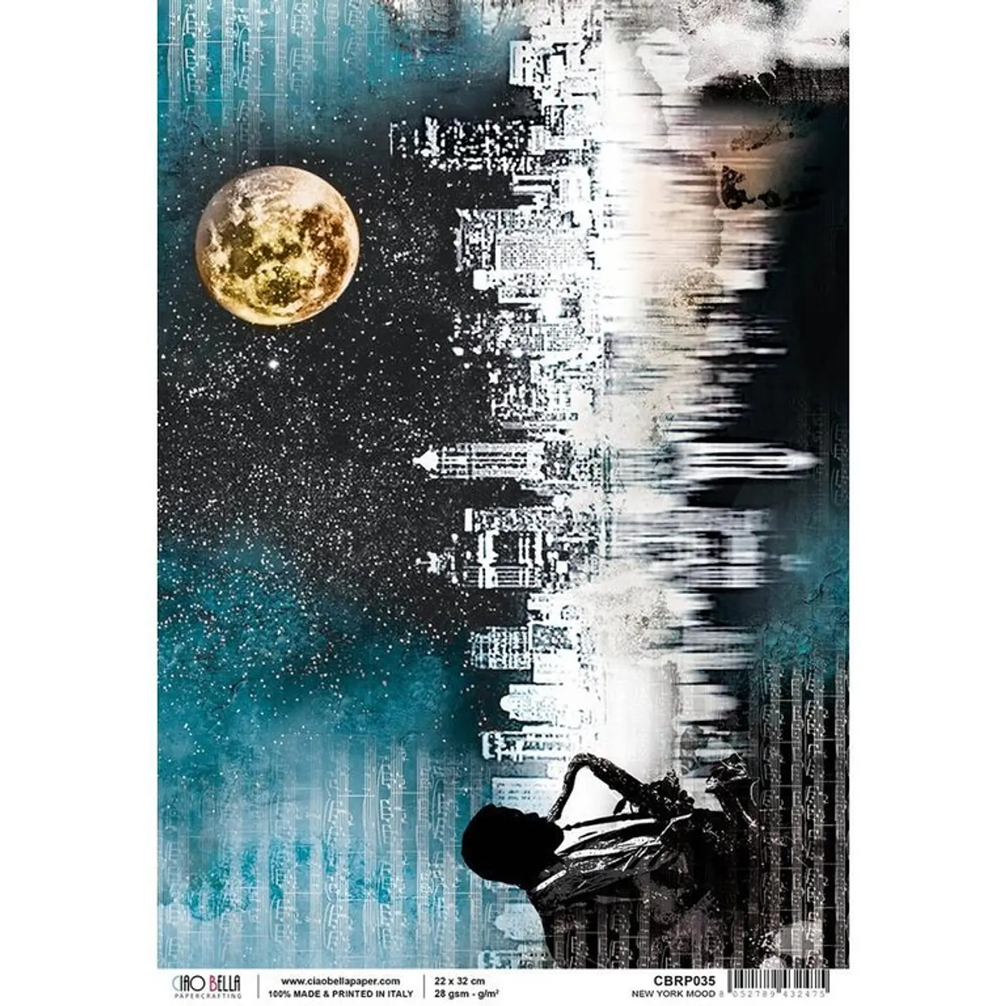Papel de arroz A4 Ciao Bella — New York Mood — CBRP035 1