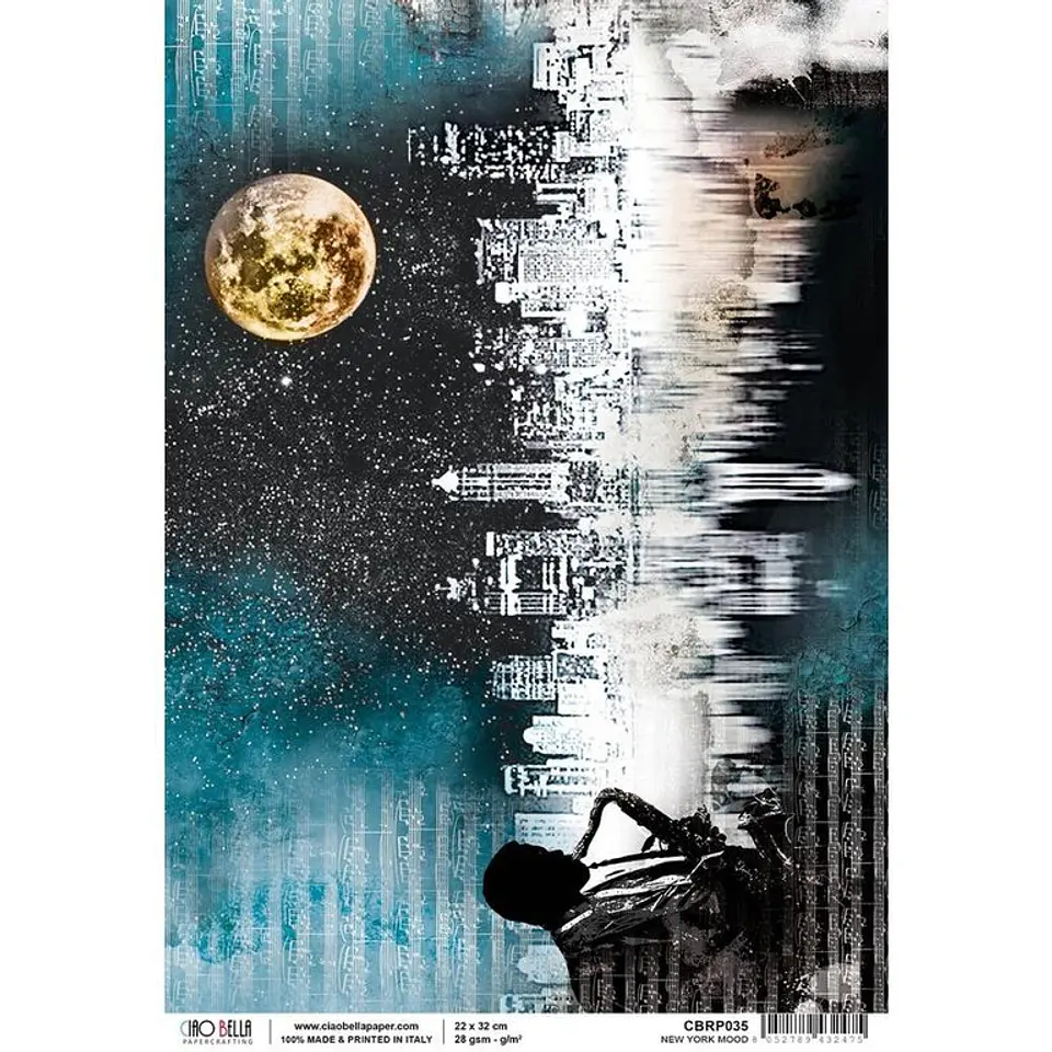 Papel de arroz A4 Ciao Bella — New York Mood — CBRP035 1