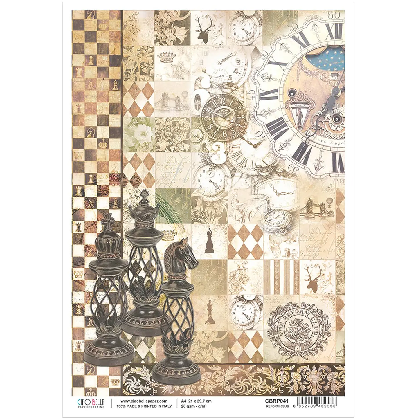 Papel de arroz A4 Ciao Bella — Reform Club — CBRP041 1