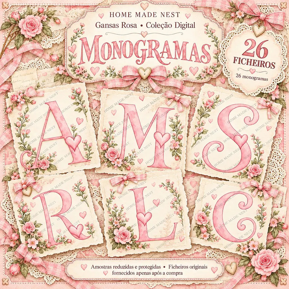 Gansas Rosa — Kit Digital de Scrapbooking | 70 PNG 2