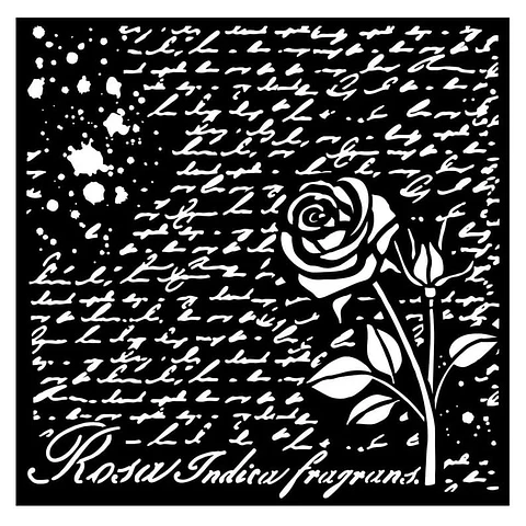 Stencil Stamperia 18×18 cm — KSTDQ077