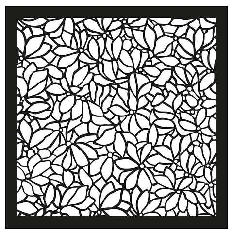 Stencil Stamperia 18×18 cm — KSTDQ062