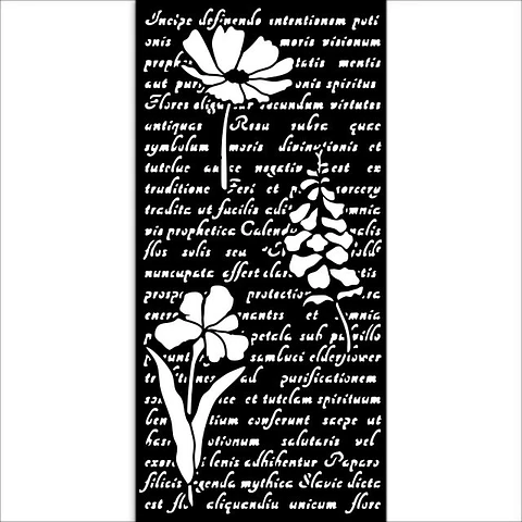 Stencil Stamperia 12×25 cm — KSTDL138