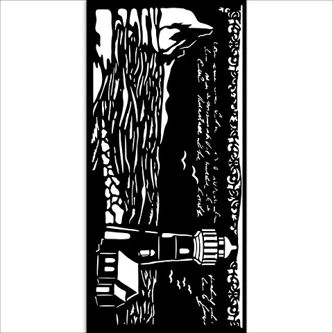 Stencil Stamperia 12×25 cm — KSTDL117
