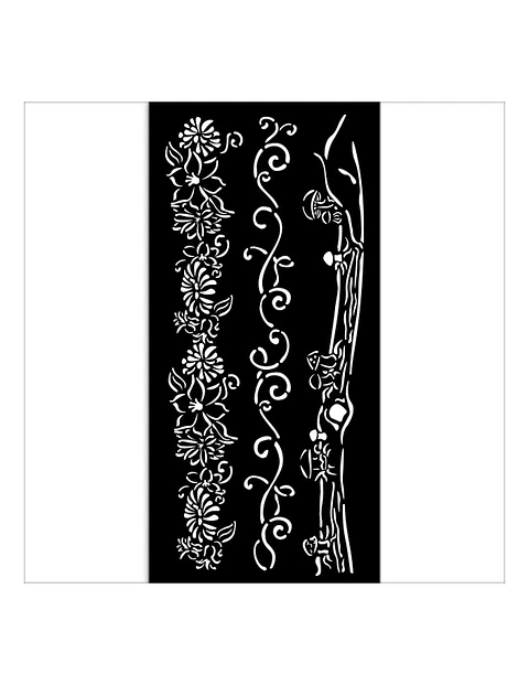 Stencil Stamperia 12×25 cm — KSTDL114