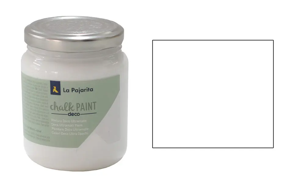 Tinta Chalk Paint La Pajarita 175 ml — CP-01 Blanco Nube 1