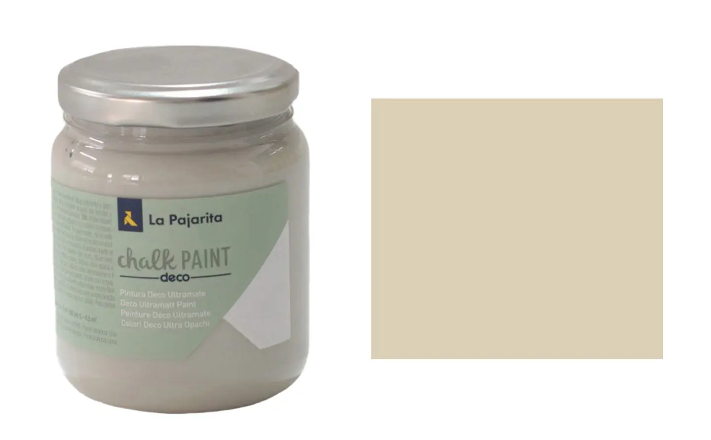 Tinta Chalk Paint La Pajarita 175 ml — CP-04 Bege Antigo 1