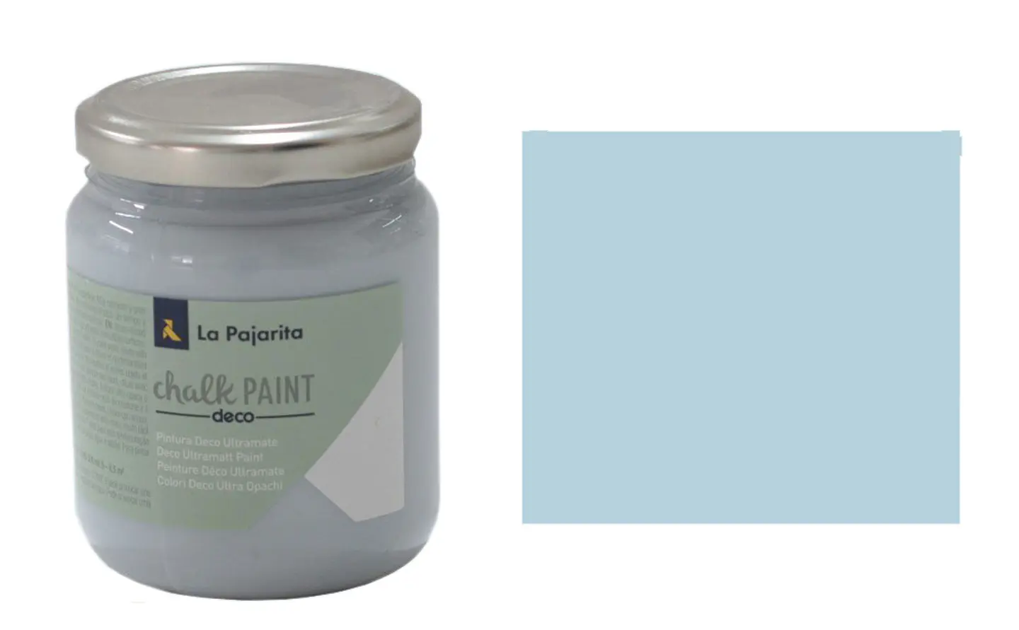 Tinta Chalk Paint La Pajarita 175 ml — CP-13 Azul Cristal 1