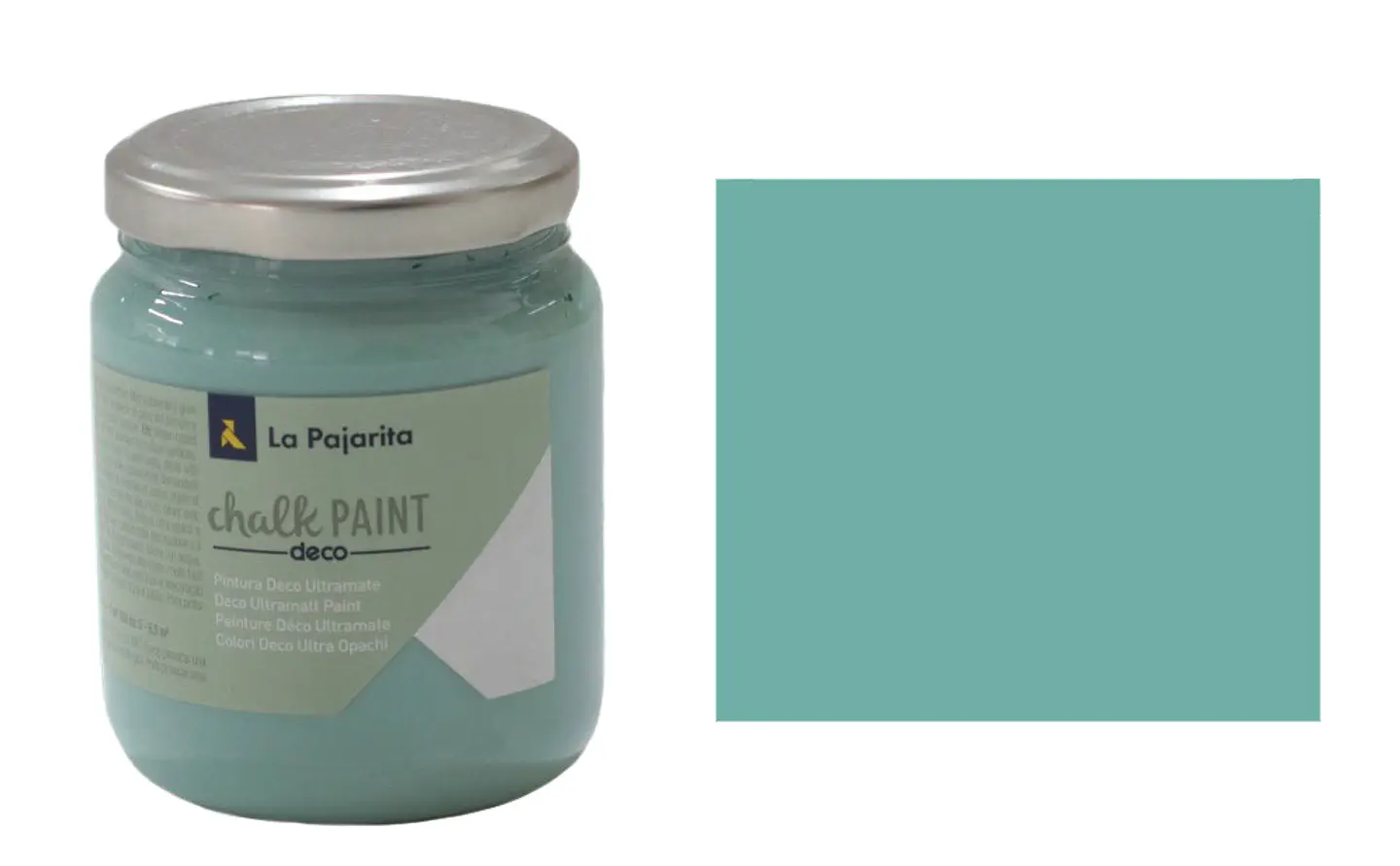 Tinta Chalk Paint La Pajarita 175 ml — CP-21 Verde Hielo 1