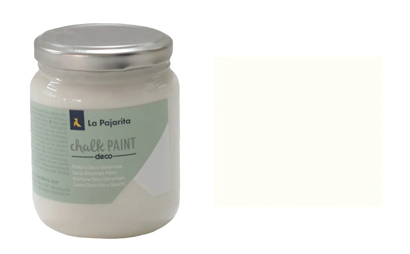 Tinta Chalk Paint La Pajarita 175 ml — CP-36 White Cotton 1