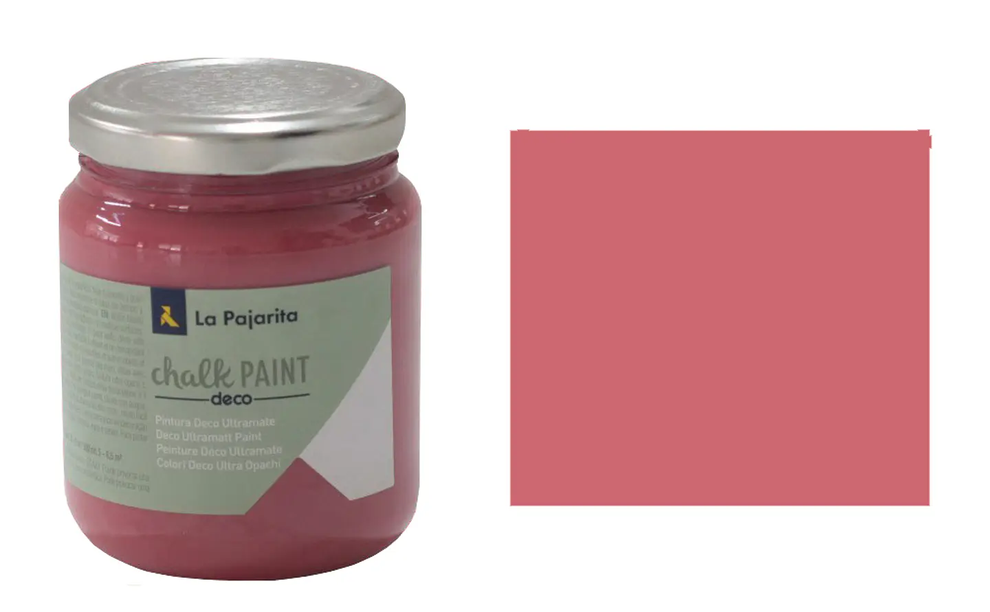 Tinta Chalk Paint La Pajarita 175 ml — CP-10 Fresa Boho 1