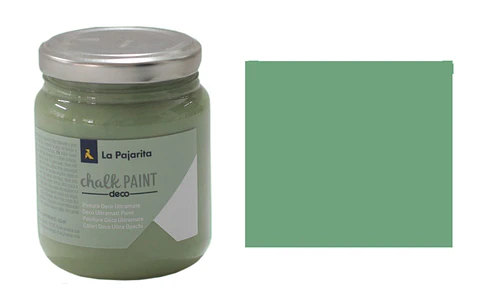 Tinta Chalk Paint La Pajarita 175 ml — CP-19 Verde Bambu