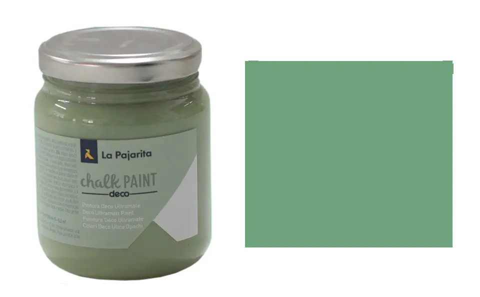 Tinta Chalk Paint La Pajarita 175 ml — CP-19 Verde Bambu 1