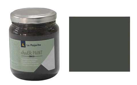 Tinta Chalk Paint La Pajarita 175 ml — CP-27 Casi Negro